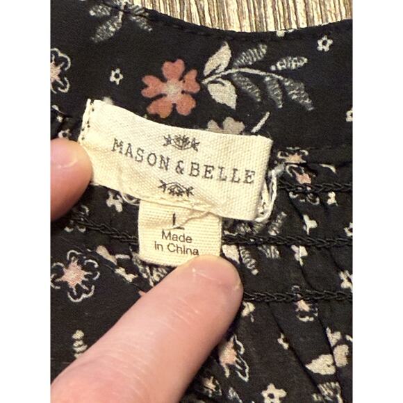 Mason & Belle Women’s Blouse Size L - Picture 3 of 3